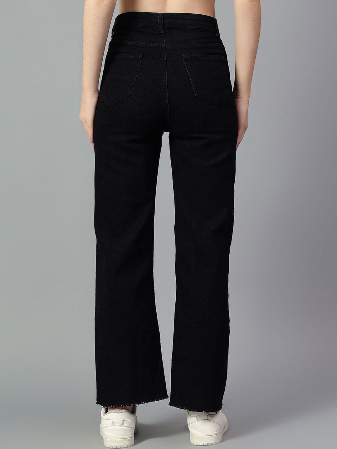 Kotty Women High-Rise Slash Knee No Fade Stretchable Jeans