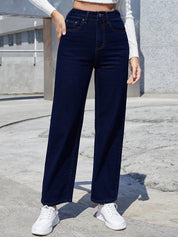 Kotty Women Wide Leg High-Rise Stretchable Jeans