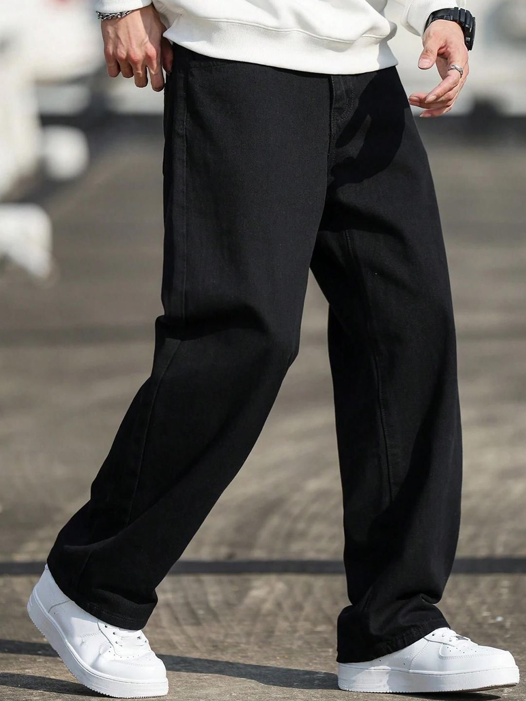 Kotty Men Regular Fit Mid-Rise Stretchable Jeans