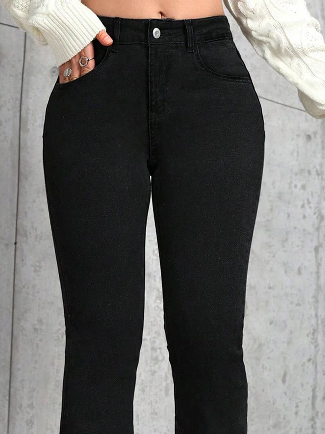 Kotty Women Jean Bootcut High-Rise Stretchable Jeans