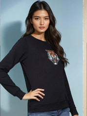 Kotty Women Printed Pullover Therma-Fit Sweatshirt