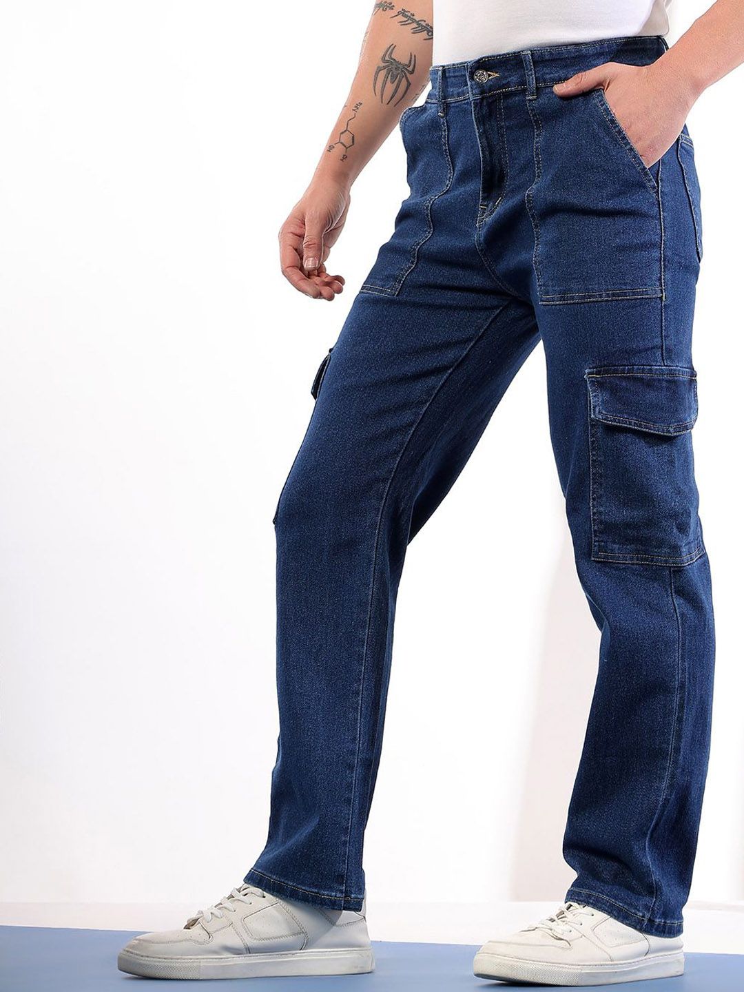 Kotty Men Comfort Regular Fit Mid-Rise Stretchable Jeans