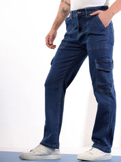 Kotty Men Comfort Regular Fit Mid-Rise Stretchable Jeans