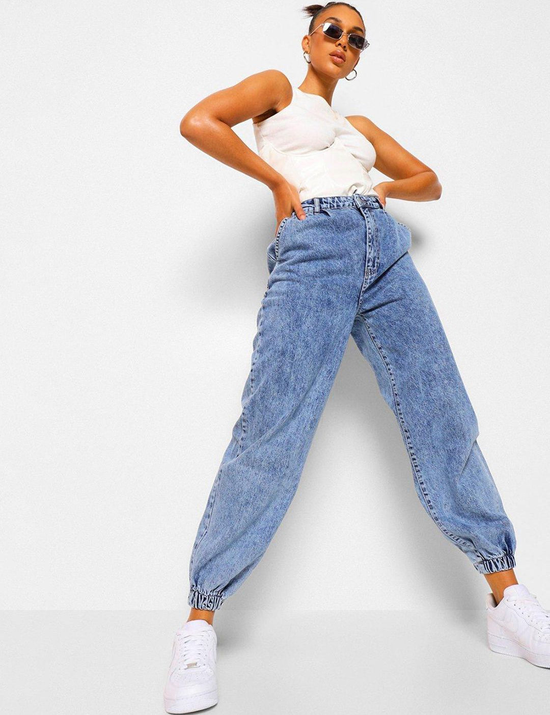 Kotty Women Jogger High-Rise Stretchable Jeans