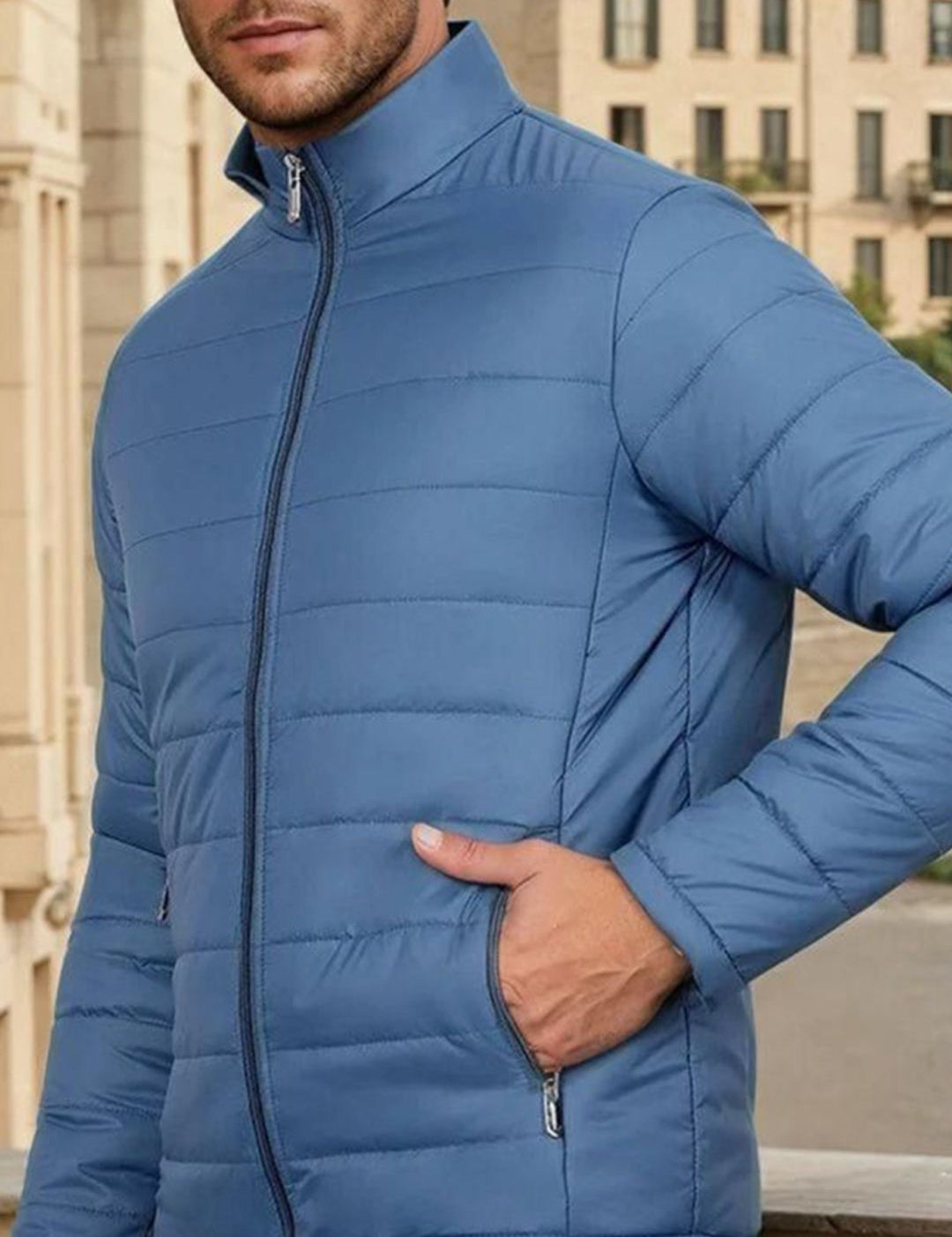 Kotty Men Mock Collar Puffer Jacket