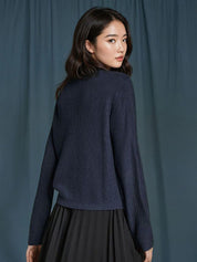 Kotty Women Typography Printed Long Sleeves Pullover Sweater 