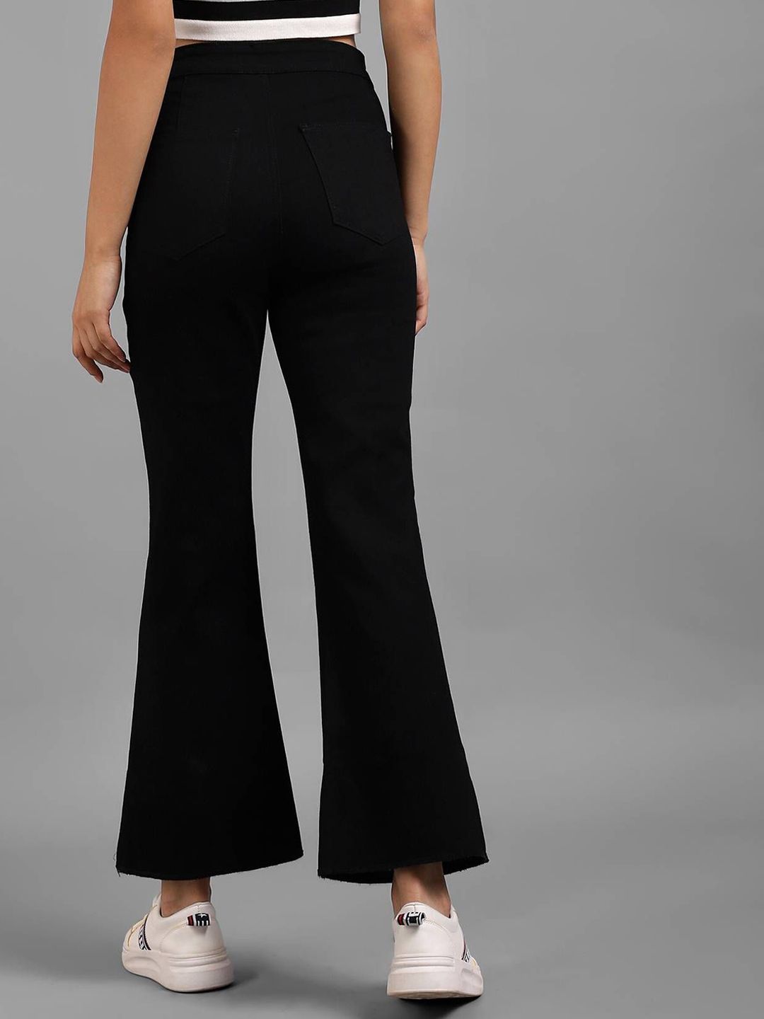 Kotty Women Mid-Rise Stretchable Flared Jeans 