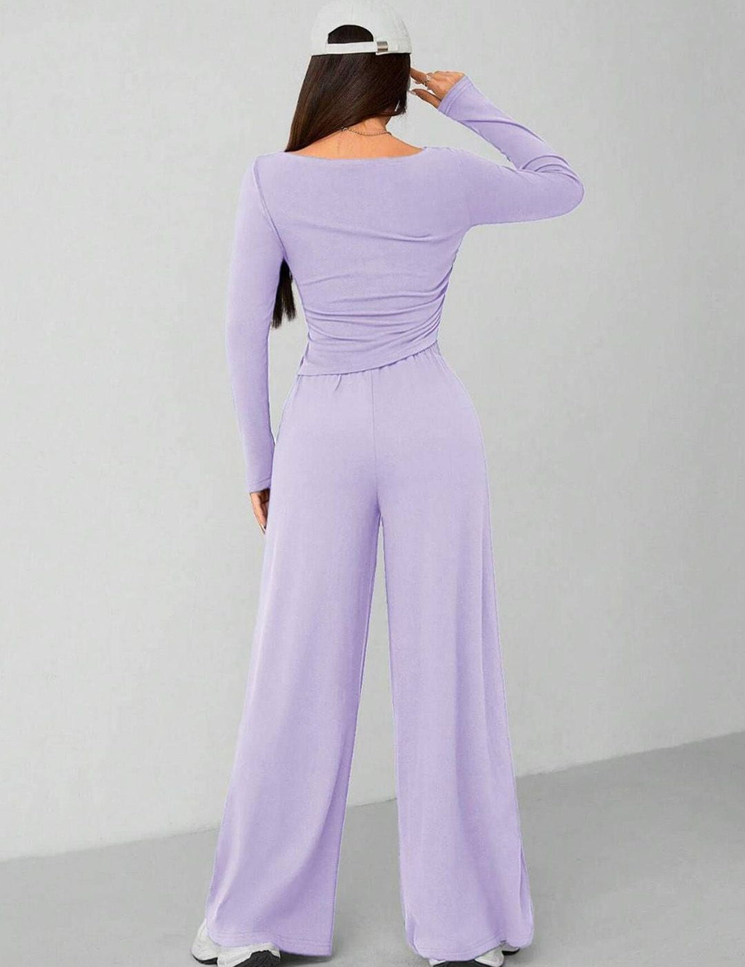 Kotty  Boat Neck Top With Trousers Co-Ords