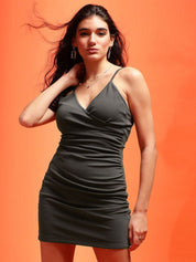 Kotty Women Solid Sleeveless Bodycon Dress