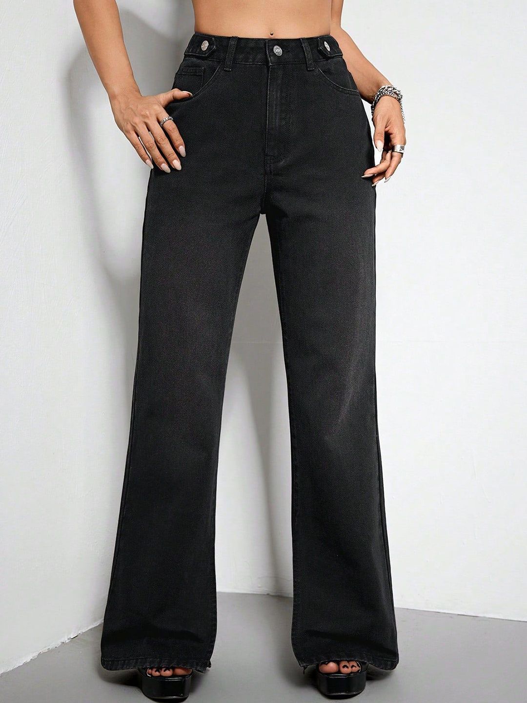 Kotty Women Jean Bootcut High-Rise Stretchable Jeans