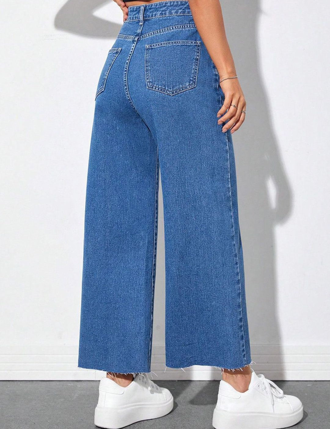 Kotty Women Wide Leg High-Rise Stretchable Jeans