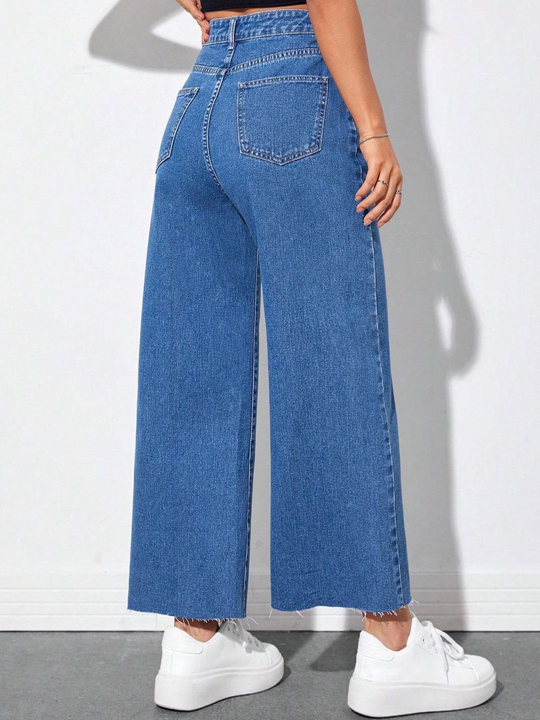 Kotty Women Wide Leg High-Rise Stretchable Jeans