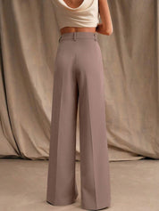 Kotty Women High-Rise Tapered Fit Pleated Trousers