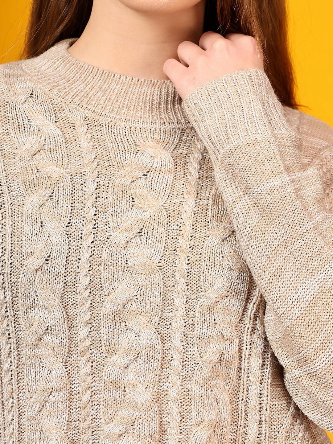 Kotty Women Cable Knit Pullover