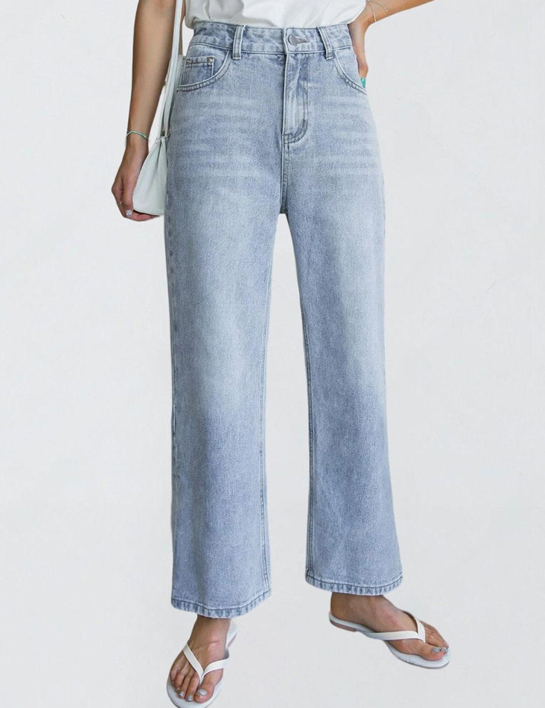 Kotty Women Jean Straight Fit High-Rise Stretchable Jeans