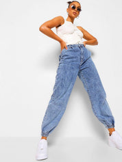 Kotty Women Jean Jogger High-Rise Stretchable Jeans