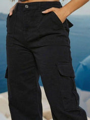 Kotty Women Cotton Straight Fit High-Rise Stretchable Jeans