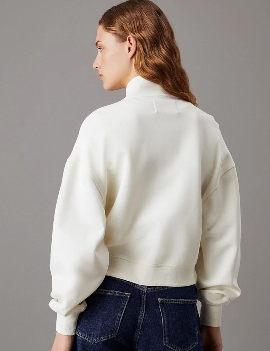 Kotty Women High Neck Front-Open Sweatshirt