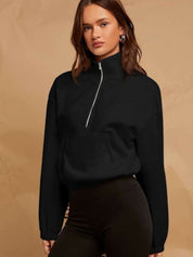 Kotty Women Turtle Neck Pullover Sweatshirt
