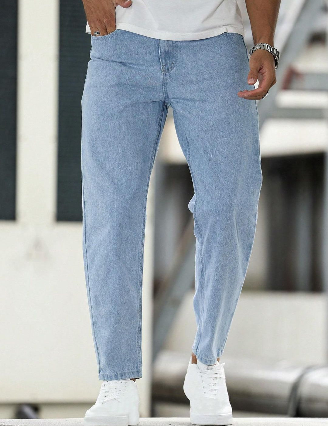 Kotty Men Straight Fit Low-Rise Stretchable Jeans