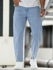 Kotty Men Straight Fit Low-Rise Stretchable Jeans