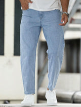 Kotty Men Straight Fit Low-Rise Stretchable Jeans