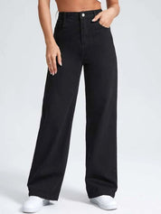 Kotty Women Jean Wide Leg High-Rise Stretchable Jeans