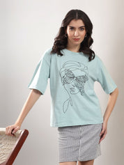 Kotty Women Graphic  Printed T-shirt