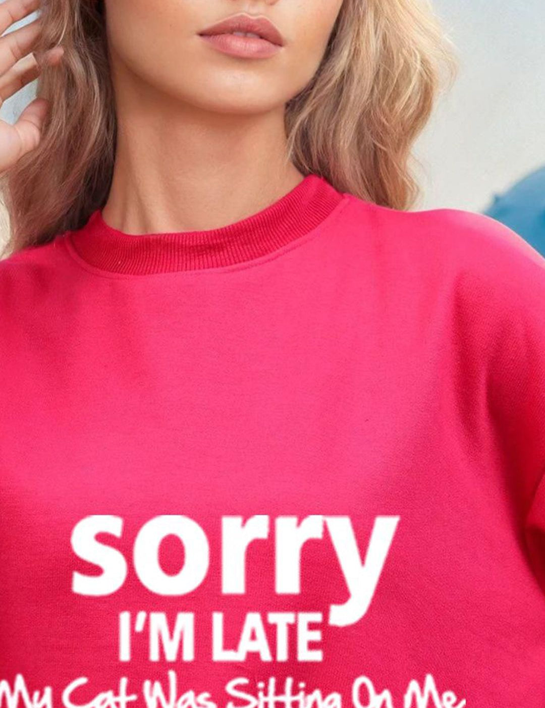 Kotty Women Typography Printed Full Sleeve Sweatshirt