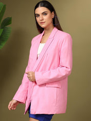 Kotty Women Notched Lapel Overcoat