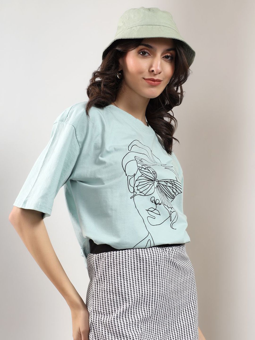 Kotty Women Graphic  Printed T-shirt