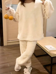 Kotty Round Neck Long Sleeves T-shirt With Pyjamas