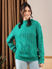 Kotty Women Cable Knit Pullover