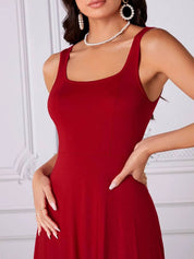 Kotty Women Sleeveless Fit & Flare Midi Dress