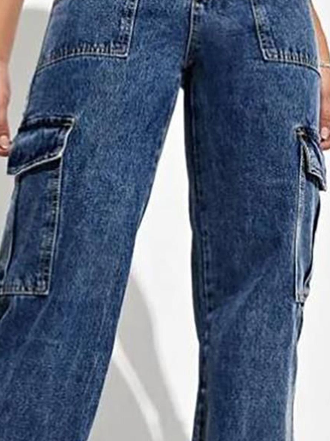 Kotty Women Wide Leg High-Rise Light Fade Stretchable Jeans