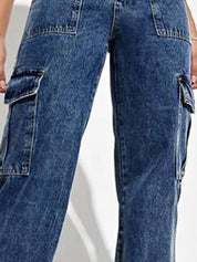 Kotty Women Wide Leg High-Rise Light Fade Stretchable Jeans