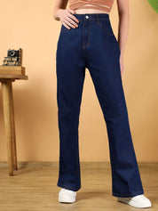 Kotty Women Jean Bootcut High-Rise Stretchable Jeans