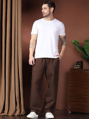 Kotty Men Relaxed Easy Wash Cargos Trousers
