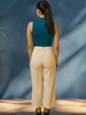 Kotty Women High-Rise Easy Wash Pleated Trousers