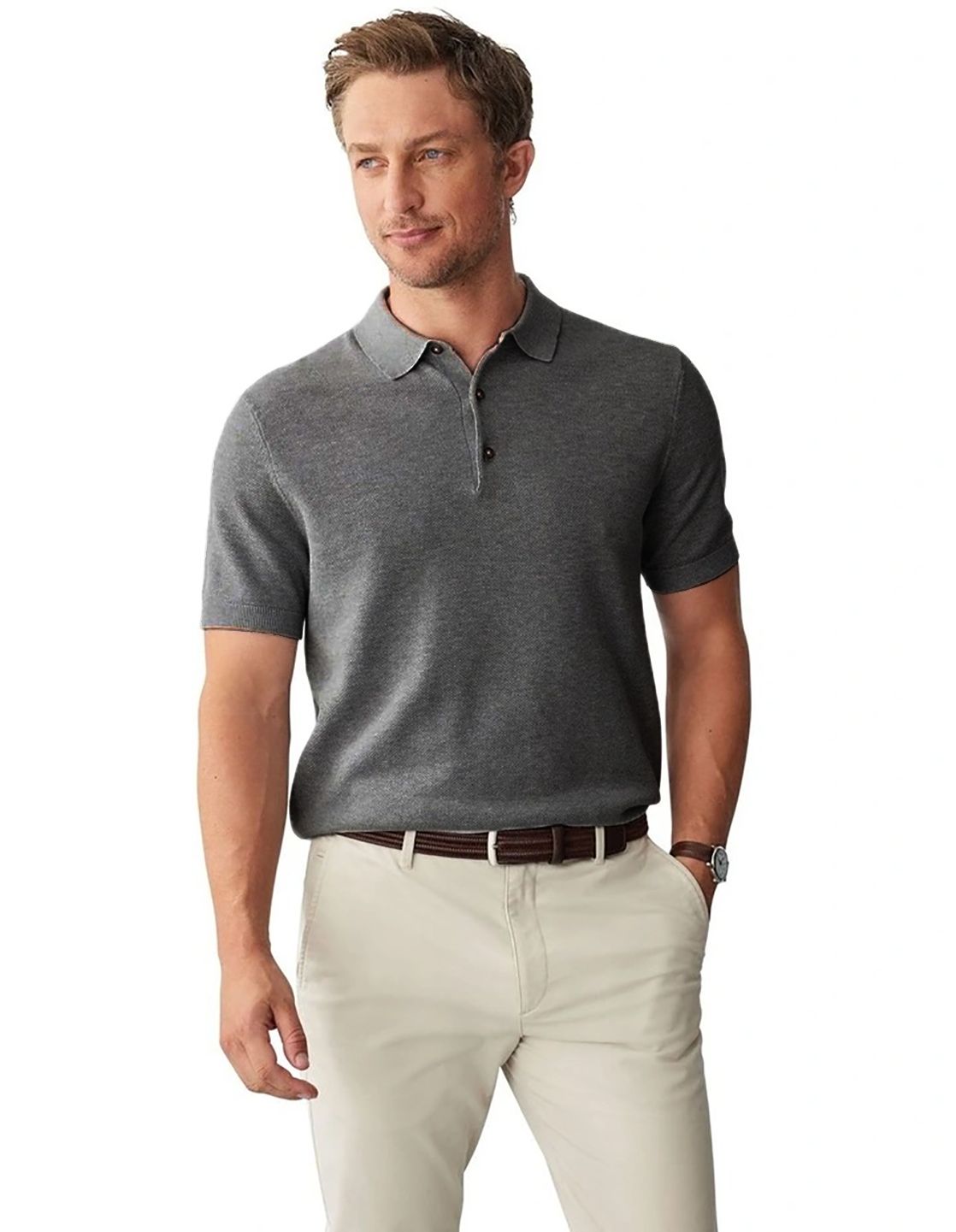 Kotty Men Polo Collar T-shirt