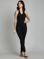 Kotty Halter Neck Basic Jumpsuit