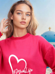 Kotty Women Typography Printed Long Sleeves Sweatshirt