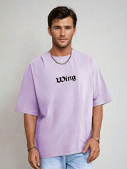 Kotty Men Graphic Printed Round Neck Cotton Oversized T-shirt