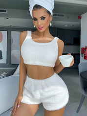 Kotty Sleeveless Top With Shorts Co- Ords