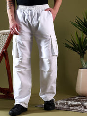 Kotty Men Relaxed Easy Wash Cargos Trousers