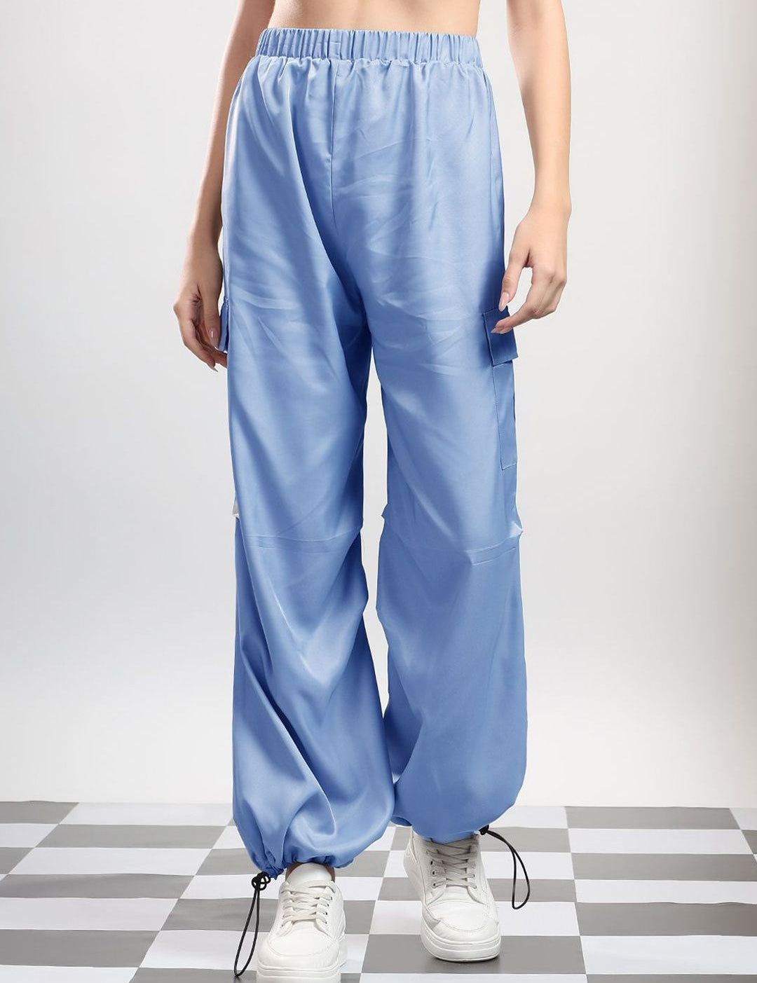 Kotty Women High-Rise Jogger Fit Cargos Trousers