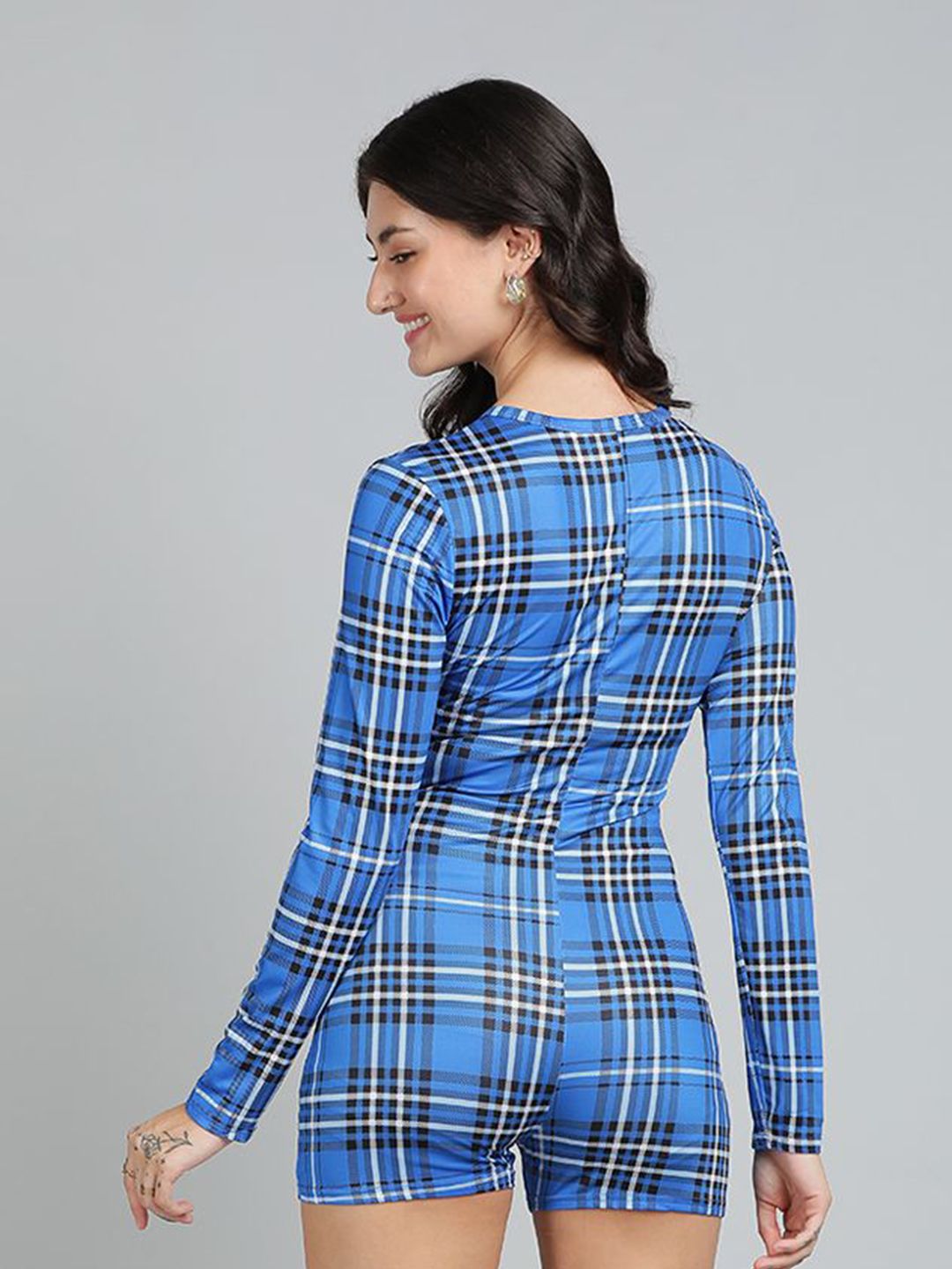 Kotty Checked Jumpsuit