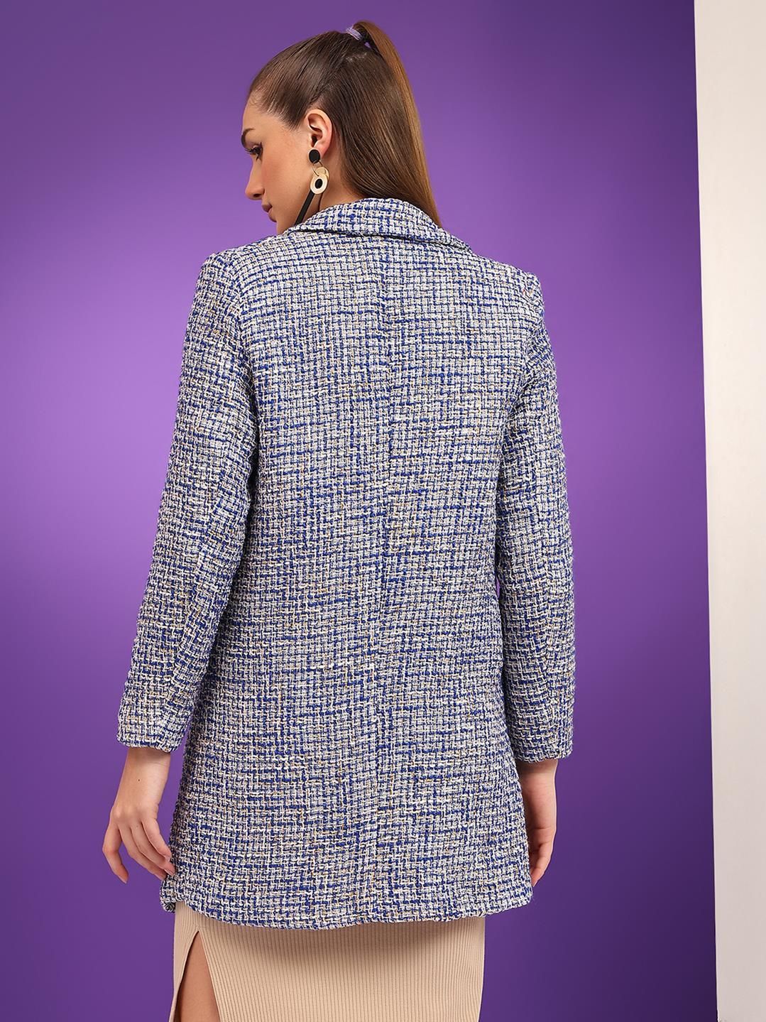 Kotty Women Self Design Overcoat