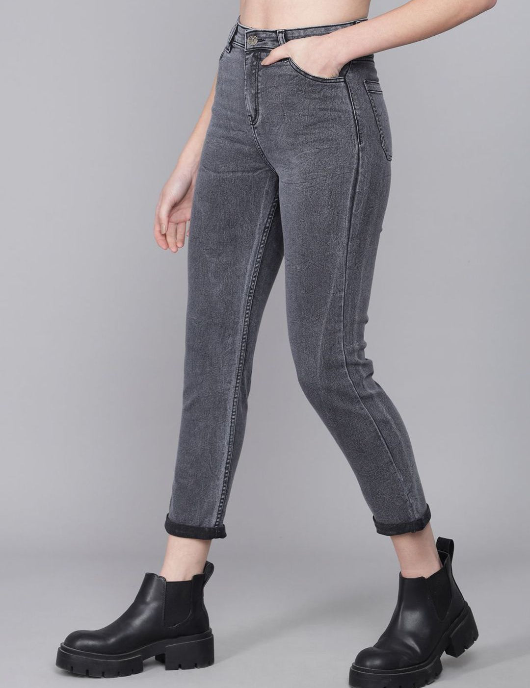 Kotty Women Jean Skinny Fit High-Rise Stretchable Jeans