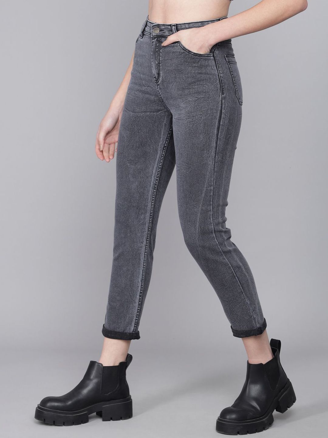 Kotty Women Jean Skinny Fit High-Rise Stretchable Jeans